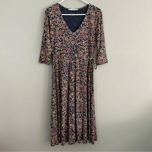 peruvian connection pima cotton dress Peruvian Connection Dress Womens Small Green Pima Cotton Soft Flowy NEW